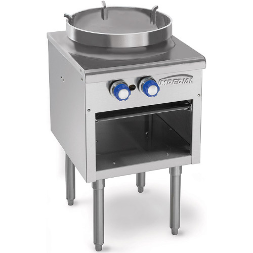 Imperial Isp-18-w, Stock Pot With 16" Wok Opening, 3-ring Burner