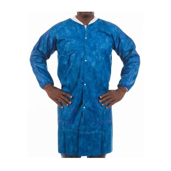 International Enviroguard 2425-4xl, Viroguard Blue Lab Coat, 4xl