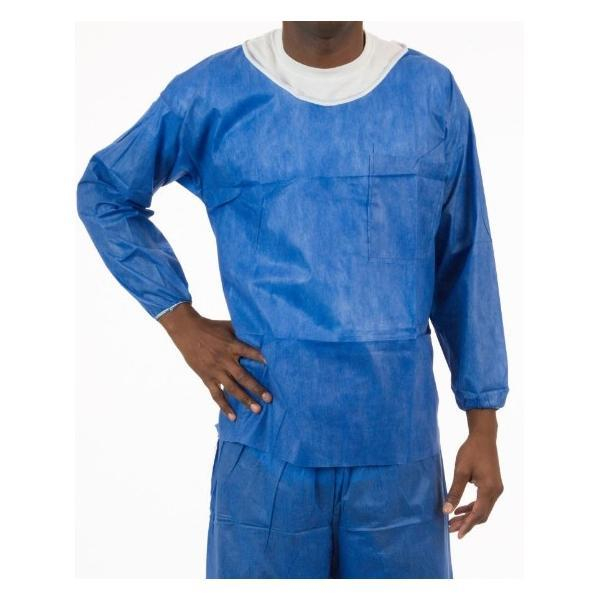 International Enviroguard Fs2064b-s, Soft Scrubs Long Sleeve Shirt, S