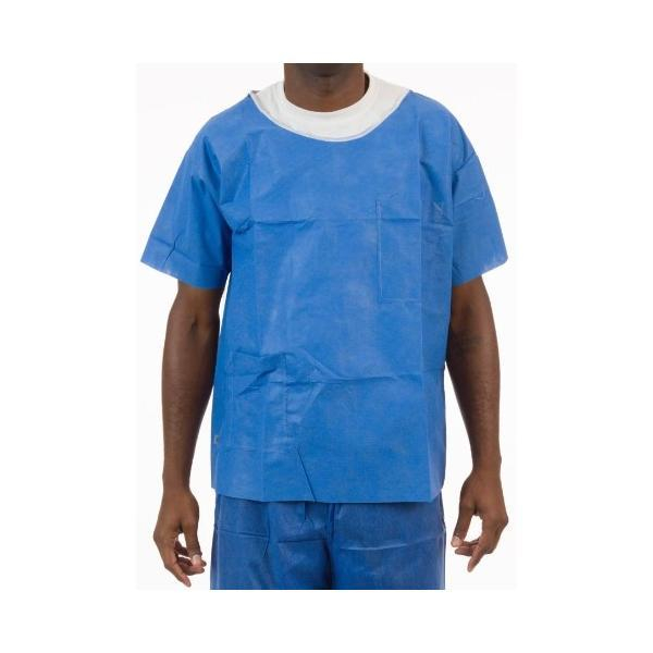 International Enviroguard Fs2065b-m, Soft Scrubs Short Sleeve Shirt, M