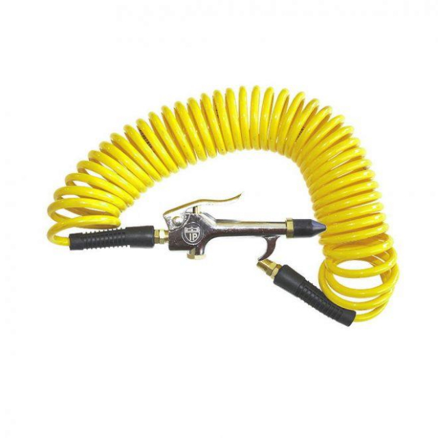 Interstate Pneumatics Hr14-012b, Recoil Hose With Gun, 1/4" X 12