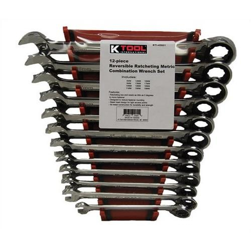 Buy K Tool International KTI45601, Ratcheting Reversible Wrench Set Mega Depot