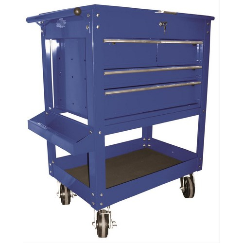 K Tool International KTI75141 4 Drawer Blue Tool Cart