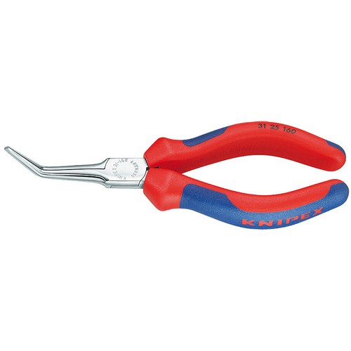 Knipex 31 25 160, Chrome Plated Flat Nose Pliers