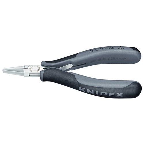 Knipex 35 12 115 Esd, Esd Electronics Pliers With Flat Jaws