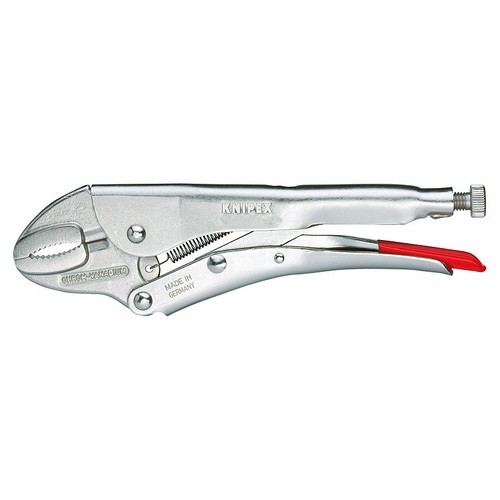 Knipex 41 04 180, Nickel Plated Grip Pliers