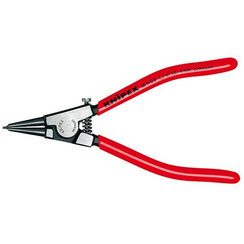 Knipex 46 11 G0, Circlip Pliers W/ 0.9 Mm Tips For Grip Rings