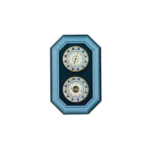 Konus 6377, Wooden Wall Set Thermometer And Barometer Blue Color