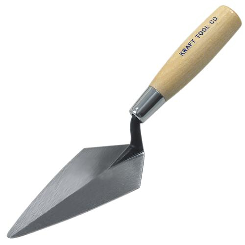 Kraft Tool Ar421, Archaeology Pointing Trowel W/ Wood Handle