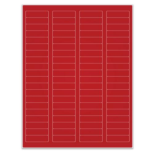 Labtag Cl-13t1-re, Cryo Lazrtag Label, 1.75" X 0.5", Red