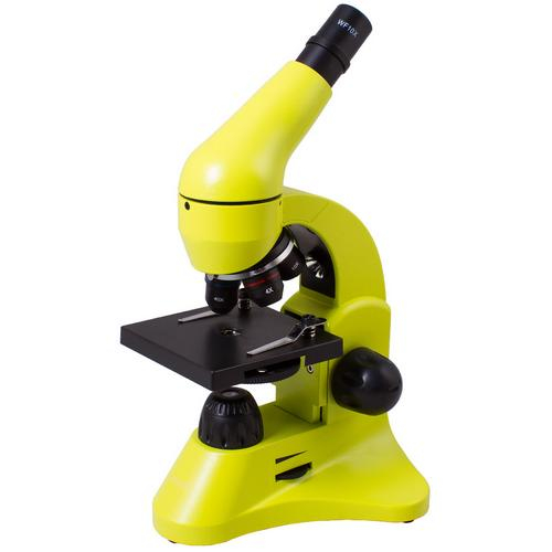 Levenhuk 69074, Rainbow 50l 40-800x Lime Microscope