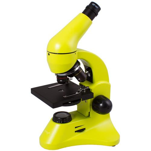 Levenhuk 69079, Rainbow 50l Plus 64-1280x Lime Microscope