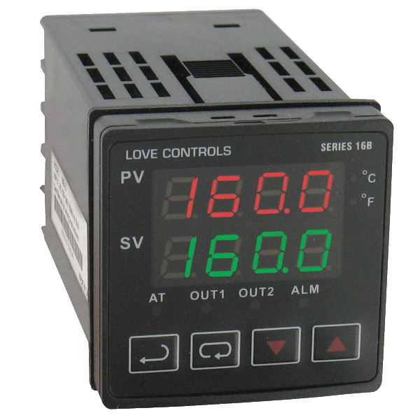 Love Controls 16b-23, 16b 1/16 Din Temp/process Controller