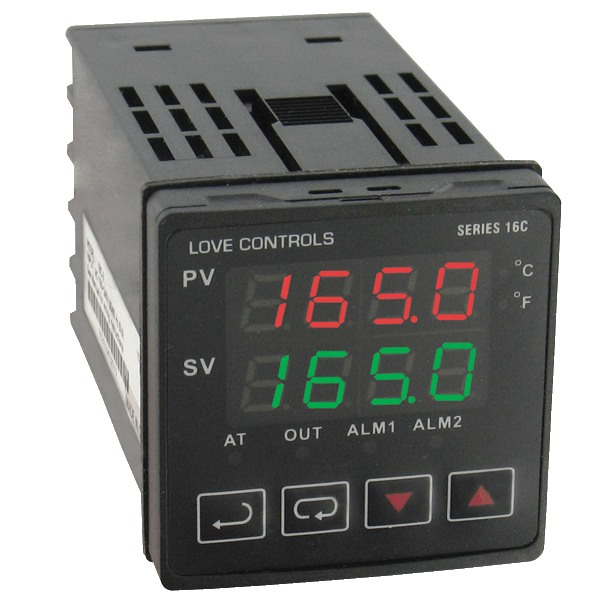 Love Controls 16c-2, Series 16c 1/16 Din Temperature Controller