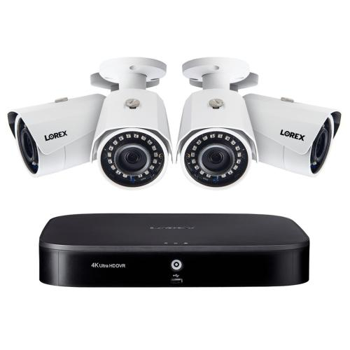 Lorex 2ka84, 8 Channel Security System With 4 Cameras, 1 Tb Hard Drive