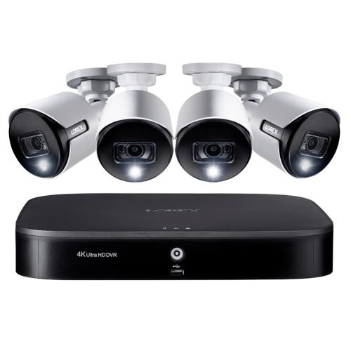 Lorex 4kad84, 8 Channel Security System With 4 Cameras, 2 Tb Hdd