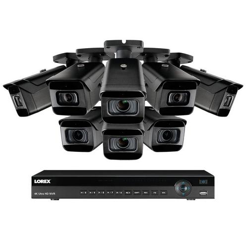 Lorex 4khdip168ni, 16 Channel Nvr System With 8 Nocturnal Cameras