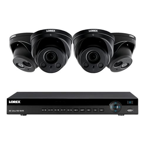 Lorex 4khdip822nw, 8 Channel Nvr System With 4 8mp Outdoor Cameras