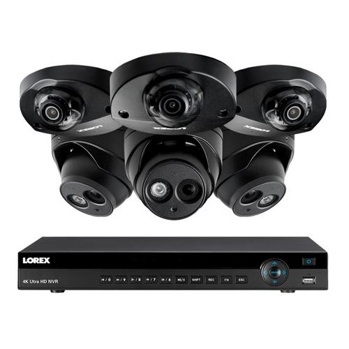 Lorex 4khdip833an, 8 Channel Nvr System With 6 Outdoor Audio Cameras