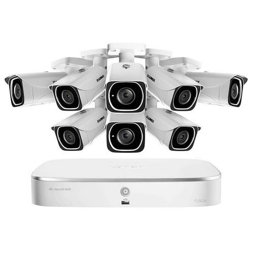 Lorex 4khdip88w, 8 Channel Surveillance System With 8 Security Cameras