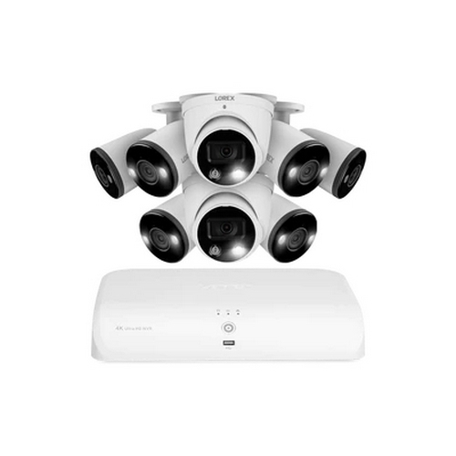 Buy Lorex CN4K2SD-6B2D, 4K 8CH 2TB NVR System, 2 Dome and 6 Bullet Cameras  - Mega Depot