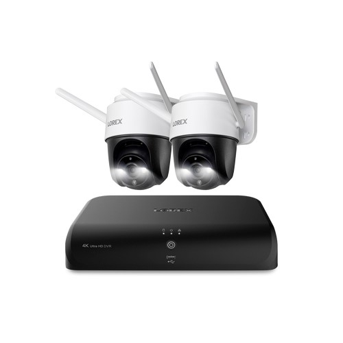 Buy Lorex D8812OP, Fusion DVR System Two 2K PanTilt Outdoor WiFi