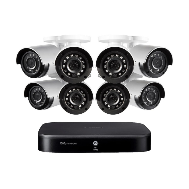Lorex Dp181-82nae-w, Hd Dvr Surveillance System With Eight Camera