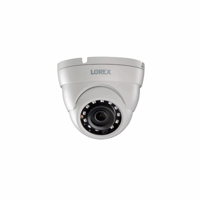 Lorex E581cd-w, Hd Ip Dome Camera With Color Night Vision, 5mp