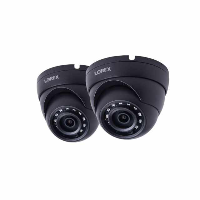 Lorex E581cdb-2pk, Hd Ip Dome Camera With Color Night Vision, 5mp