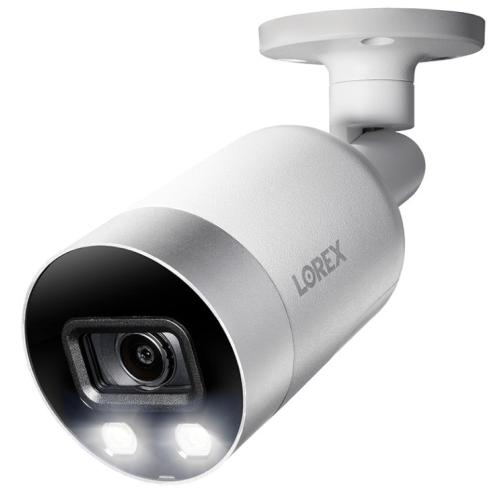 Lorex E891ab-2pk, 4k Ultra Hd Smart Deterrence Ip Camera With Color Nv