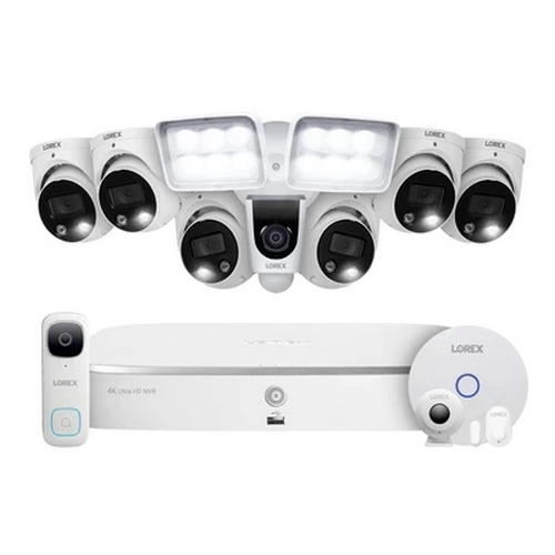 Buy Lorex FN4K2SD86WDDSF, Fusion 4K 2TB NVR System, 6 CH Dome Cameras