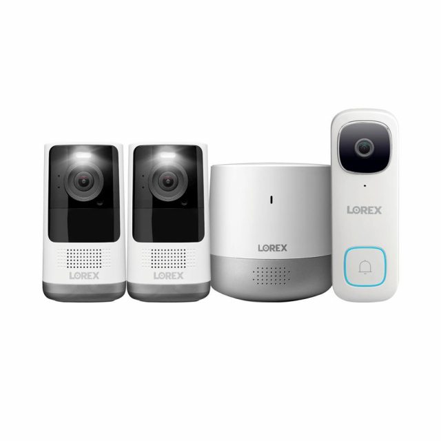 Buy Lorex H32A2TUW, 2K WireFree, Security System 2Camera Mega Depot