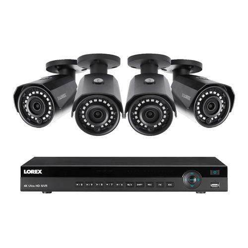 Lorex Hdip84w, 2k (4 Megapixel) Home Security System With 4 Ip Cameras