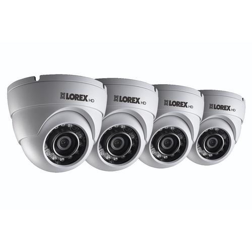 Lorex Lev2522pk4bw, Hd 1080p Weatherproof Ir Dome Security Camera
