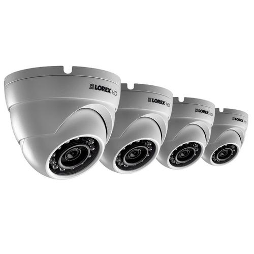 Lorex Lev2712b-4pk, Hd 1080p Weatherproof Ir Dome Security Camera