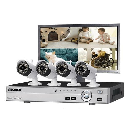 Lorex Lw44mw, 8-channel System With 4 Wireless Security Camera