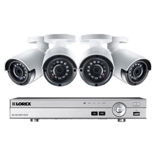 Lorex Lx1080-44bw, 1080p Security Surveillance Camera System W/cameras