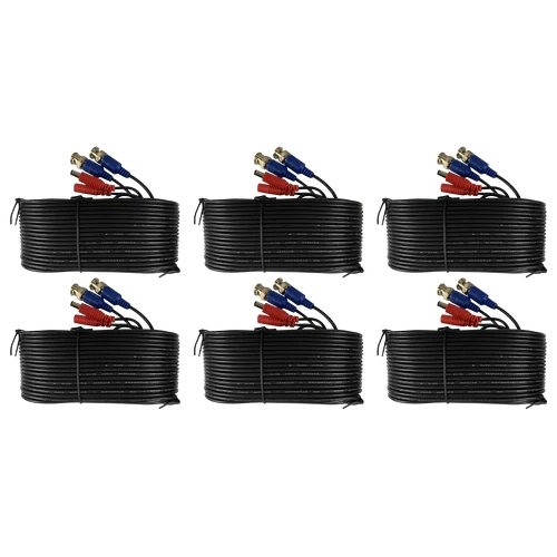 Buy Lorex MCBL60BNCU4K1PK6B, 60ft 4K RG59 Power Cable for Analog Cameras Mega Depot