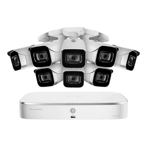 Buy Lorex N4K288WB3, Fusion 4K 2TB NVR System, 8 White Bullet Cameras