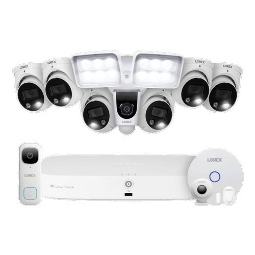 Buy Lorex N4K2SD86WDDSF3, 8Channel Wired NVR System, 6 Dome Cameras Mega Depot