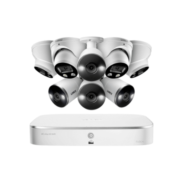 Buy Lorex N4K2SD88WBD, Fusion NVR System with Dome and Bullet Cameras
