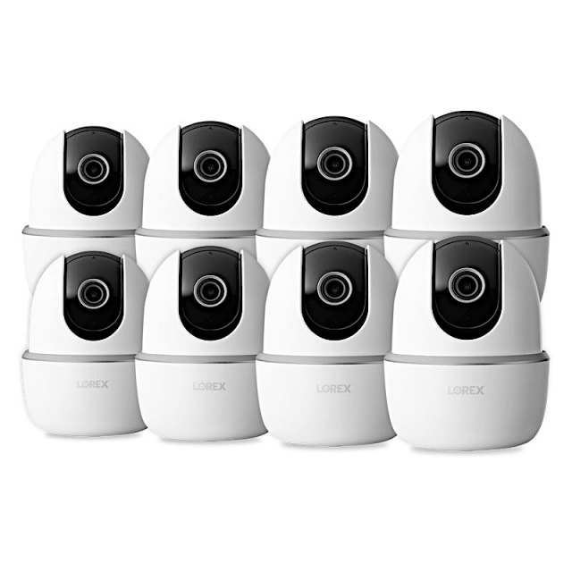 Buy Lorex W462AQC8PK, Pack of 8 2K PanTilt Indoor WiFi Security