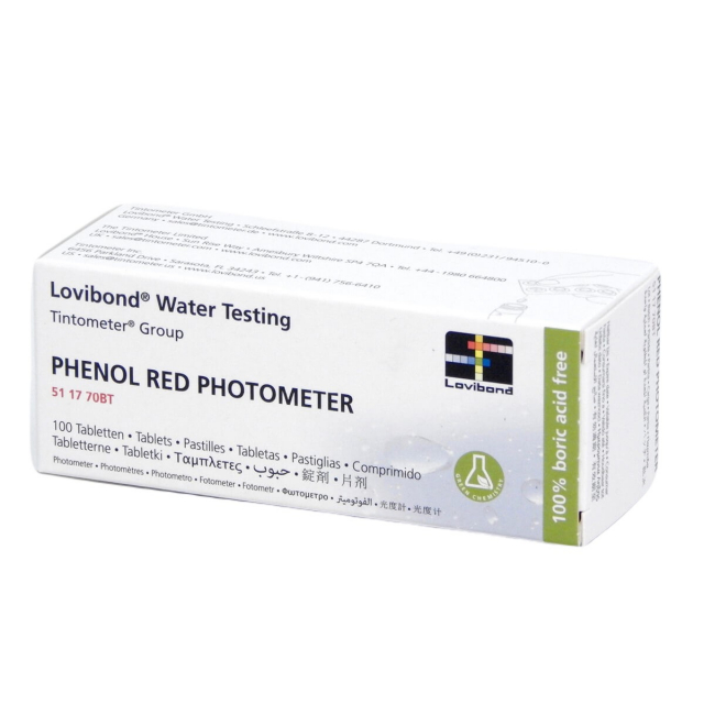 Lovibond 511770BT, Phenol Red Photometer, Tablet, Pack - Depot