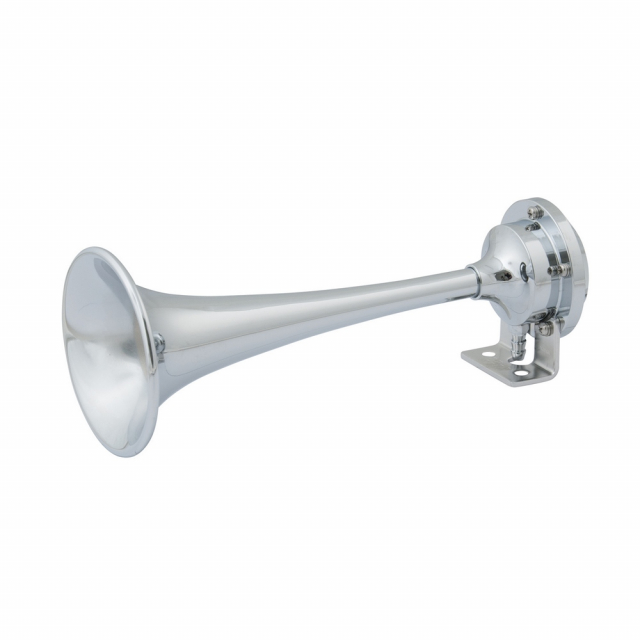 12V Chrome Plated Dual Trumpet Air Horn, OEM