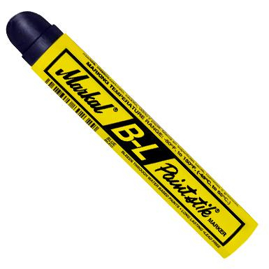 B-L Paintstik - Blue- Bleed Thru Oil Based Paint Marker –