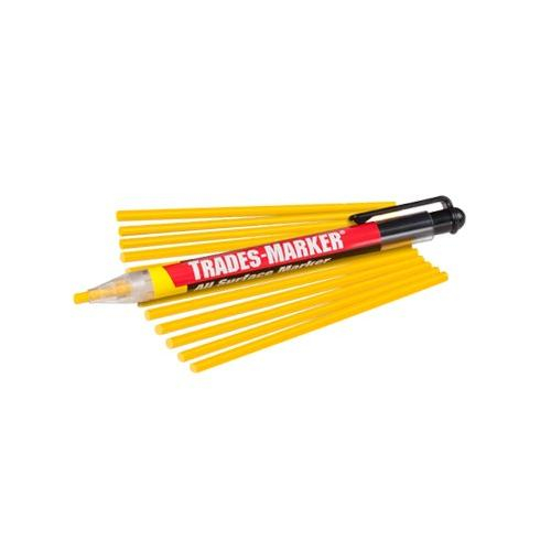 Markal 96131, Trades-marker All Surface Marker, Starter Pack - Yellow