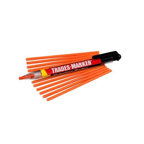 Markal 96137, Trades-marker All Surface Marker, Starter Pack - Orange