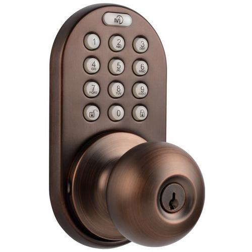 Milocks Xkk-02ob, X-series Keyless Entry Knob Door Lock
