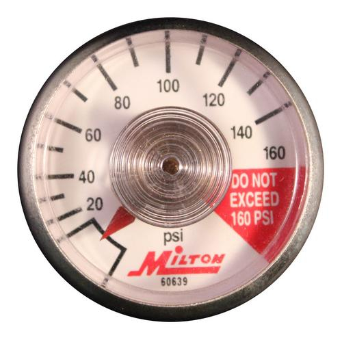 Milton 638-7, 1/8" Npt Center Back Mount Pressure Gauge