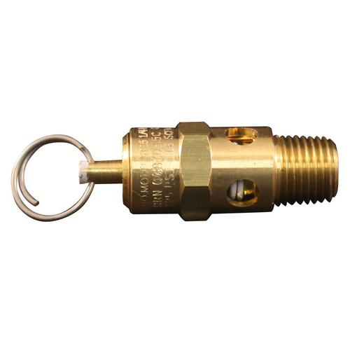 Milton S-1090-125, 1/4" Mnpt Asme Safety Valve, 125 Psi